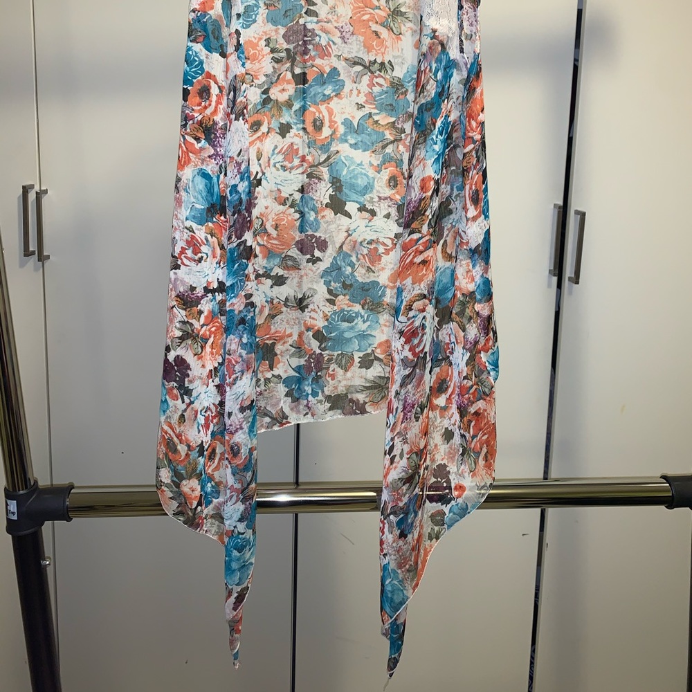 See-through open tank top